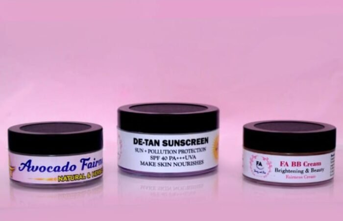 FA Medium Avocado Night Cream + Medium BB Cream + Sunscreen Combo - Image 1